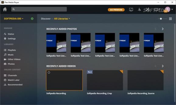 Plex Media Player screenshot