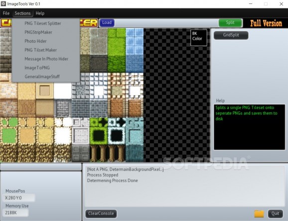 Png Tile Splitter screenshot