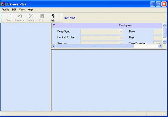 DBViewerPlus (formerly Pocket Database Viewer Plus(Access,Excel,Oracle)) screenshot
