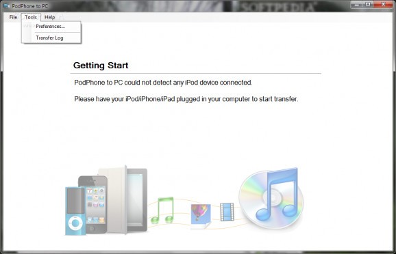 PodPhone to PC screenshot