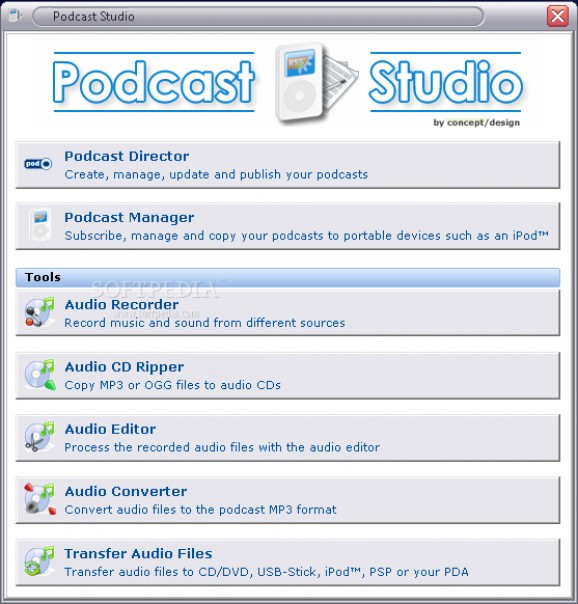Podcast Studio screenshot