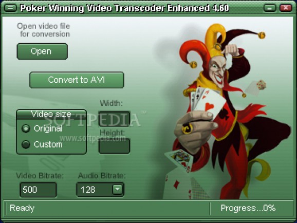 Poker Winning Video Transcoder Enhanced screenshot