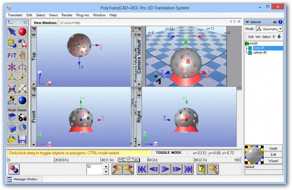 PolyTrans|CAD+DCC Pro 3D Translation System screenshot