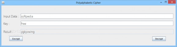Polyalphabetic Cipher screenshot