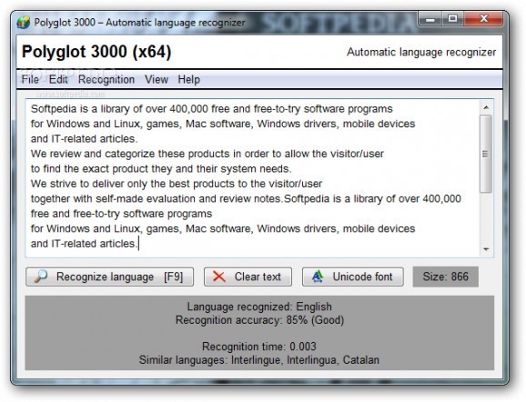Polyglot 3000 screenshot