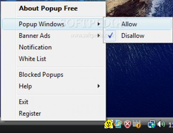 Popup Free screenshot