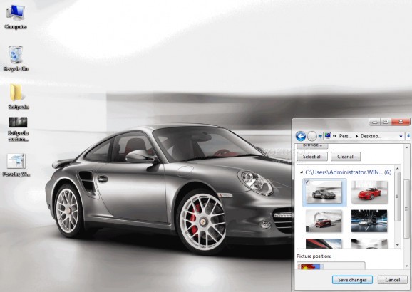 Porsche Theme screenshot