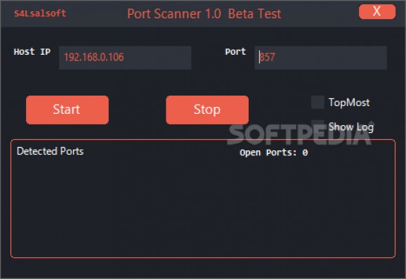 Port scanner screenshot