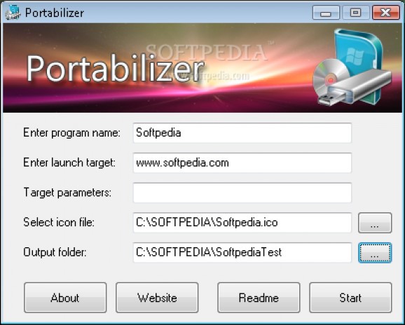 Portabilizer screenshot