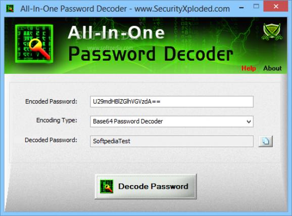 Portable All-In-One Password Decoder screenshot