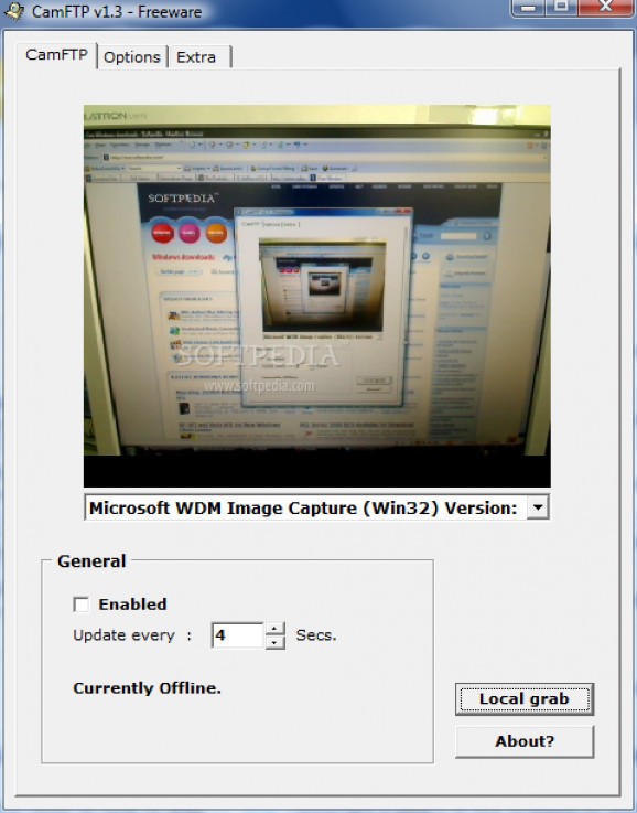 Portable CamFTP screenshot