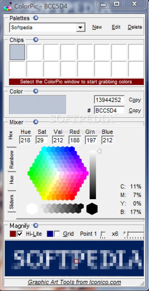 Portable ColorPic screenshot