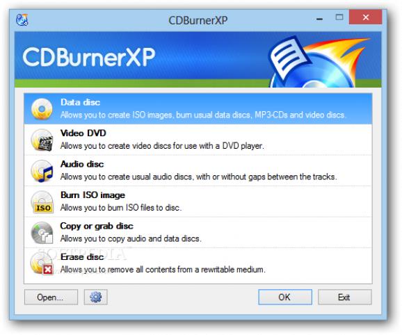 Portable CDBurnerXP screenshot