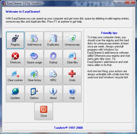 Portable EasyCleaner screenshot