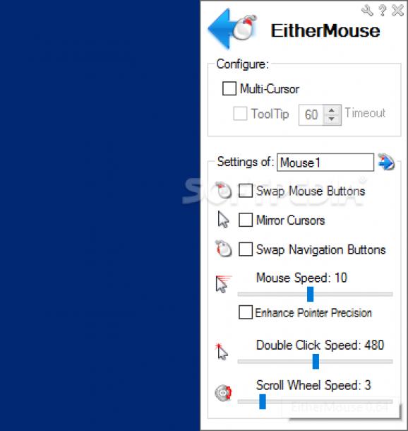 Portable EitherMouse screenshot