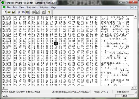 Portable Funduc Software Hex Editor screenshot
