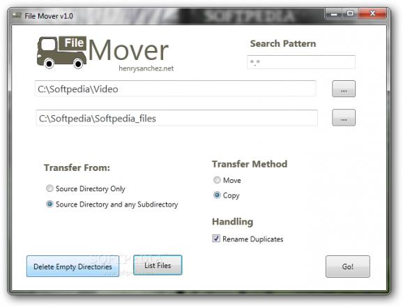 Portable File Mover screenshot