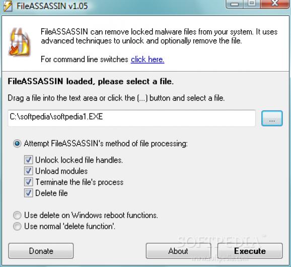 Portable FileASSASSIN screenshot