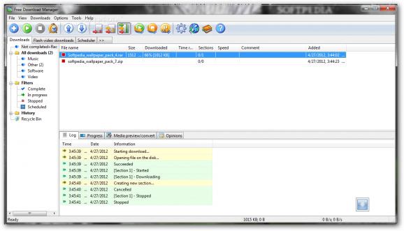 Portable Free Download Manager Lite screenshot