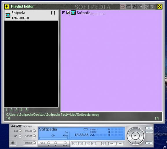 Portable MV2 Player screenshot