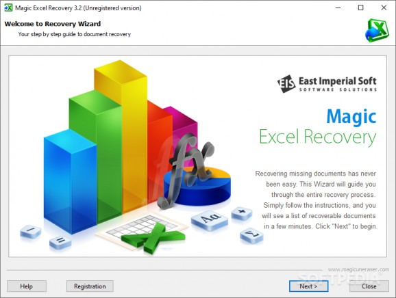 Portable Magic Excel Recovery screenshot
