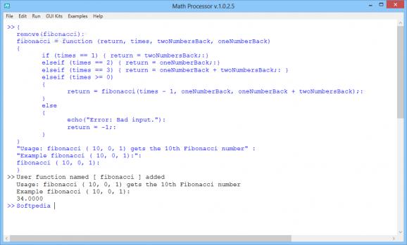 Math Processor screenshot