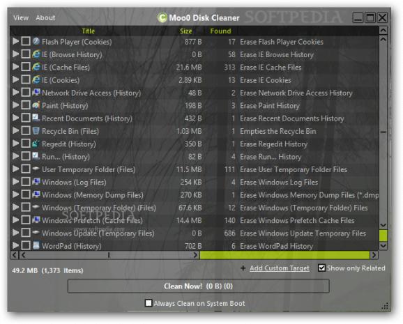 Portable Moo0 Disk Cleaner screenshot