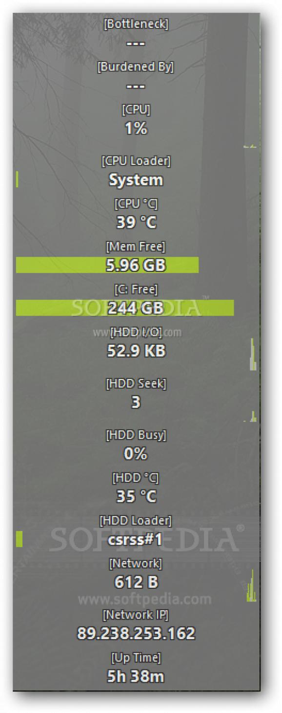 Portable Moo0 System Monitor screenshot