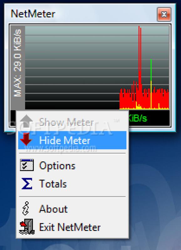 Portable NetMeter screenshot