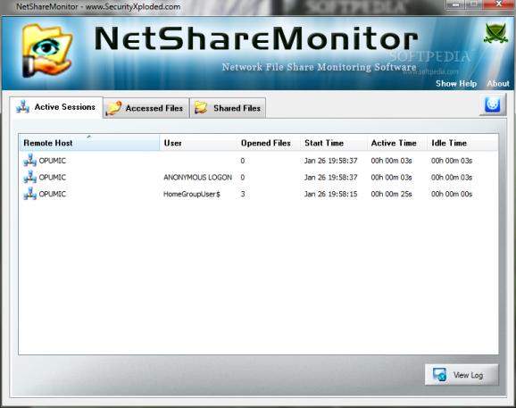 Portable NetShareMonitor screenshot