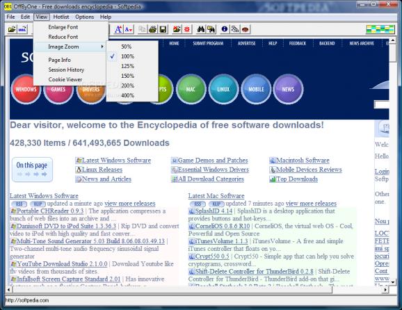 Portable Off By One Web Browser screenshot