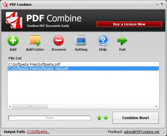 Portable PDF Combine screenshot
