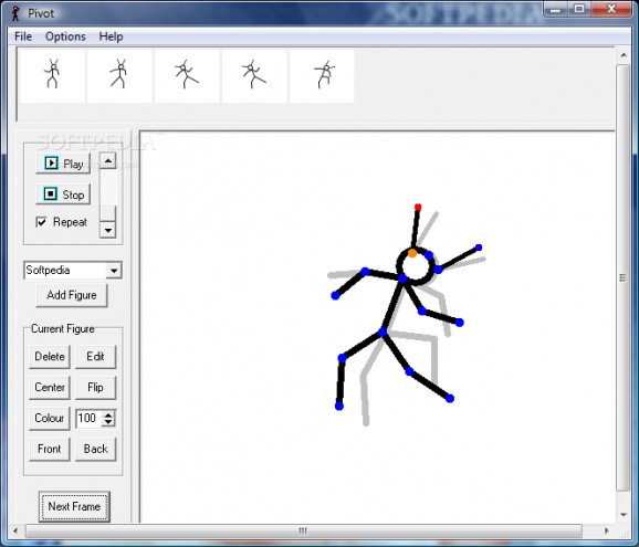 Portable Pivot Stickfigure Animator screenshot