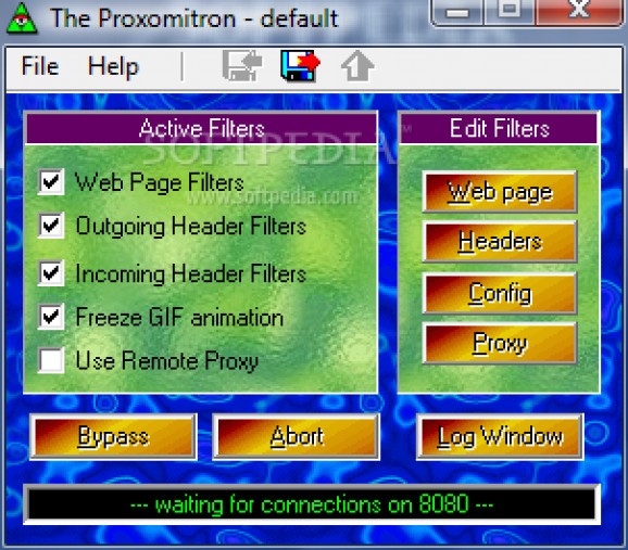 Portable Proxomitron screenshot