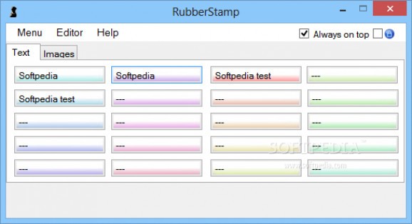 Portable RubberStamp screenshot