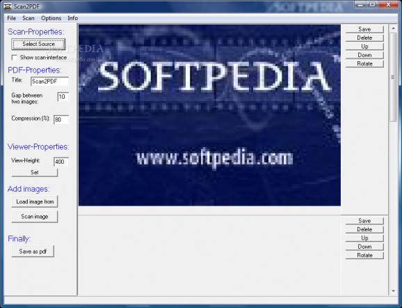 Portable Scan2PDF screenshot