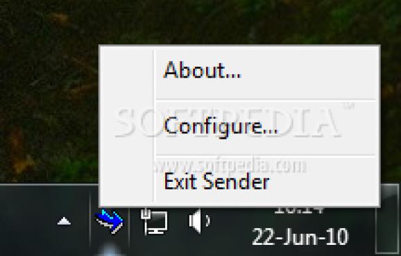 Portable Sender screenshot