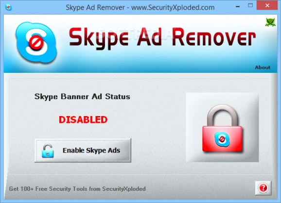 Portable Skype Ad Remover screenshot