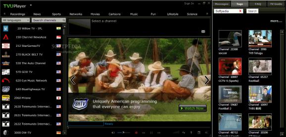 Portable TVUPlayer screenshot