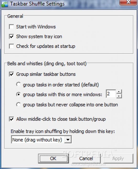 Portable Taskbar Shuffle screenshot