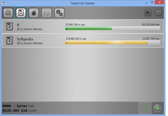 Portable Temp File Cleaner screenshot