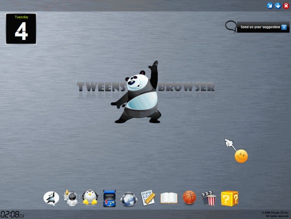 Portable Tweens Browser screenshot
