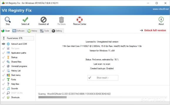 Portable Vit Registry Fix screenshot