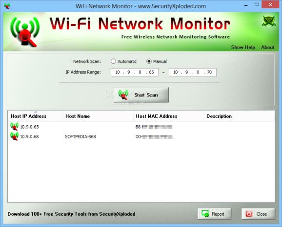 Portable WiFi Network Monitor screenshot
