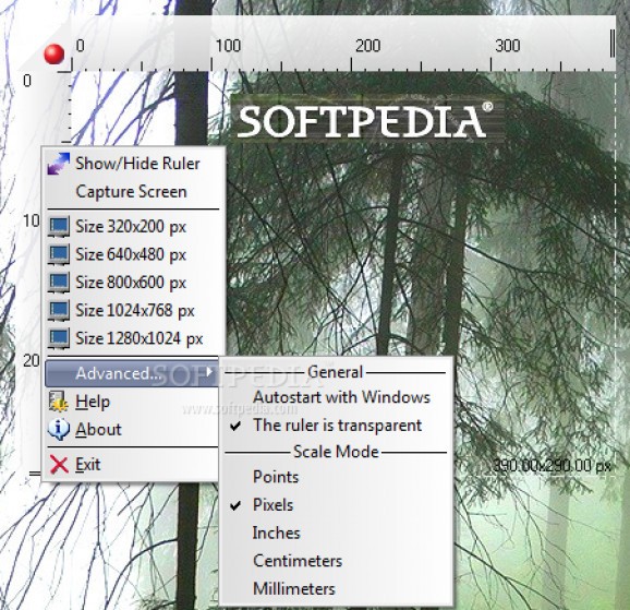Portable Window Ruler screenshot