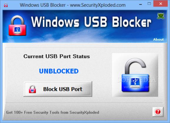 Portable Windows USB Blocker screenshot