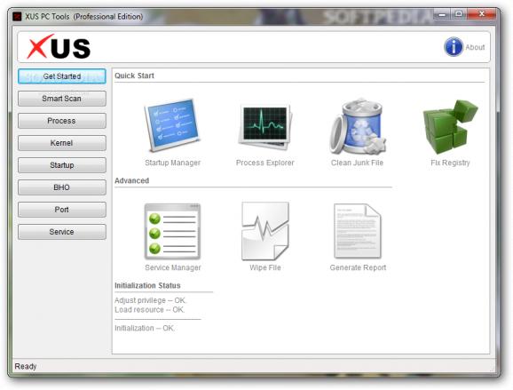 Portable XUS PC Tools Professional Edition screenshot