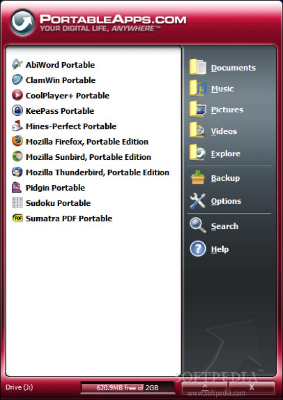 PortableApps Suite Light Edition screenshot