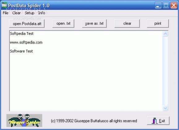 Post Data Spider screenshot