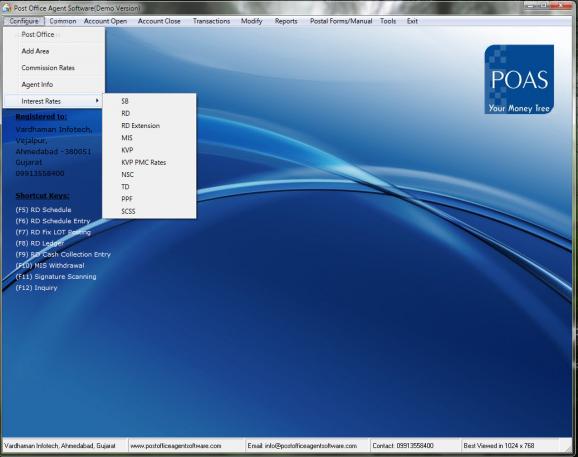 Post Office Agent Software screenshot